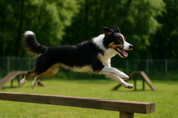 Border-collie-dogparkour Faire du dogparkour avec son chien